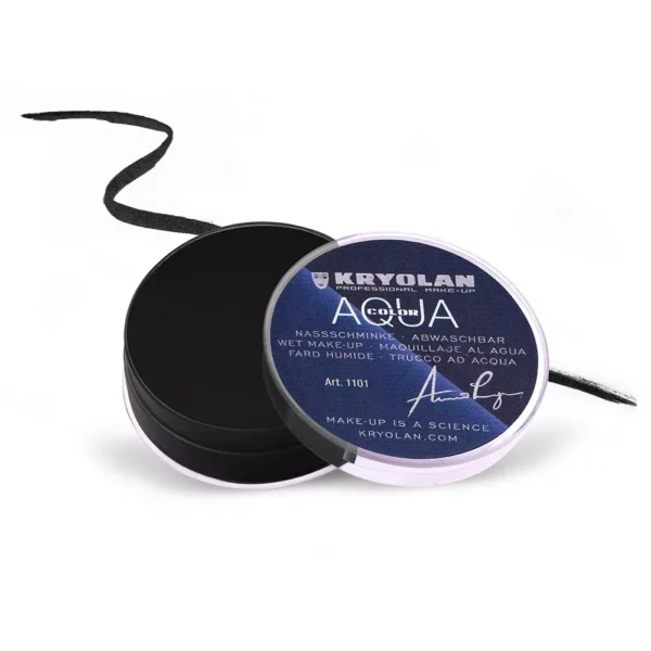 kryolan aquacolor cake liner – 071 black
