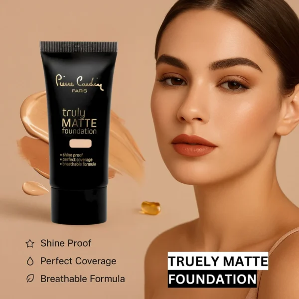 pierre cardin truly matte foundation