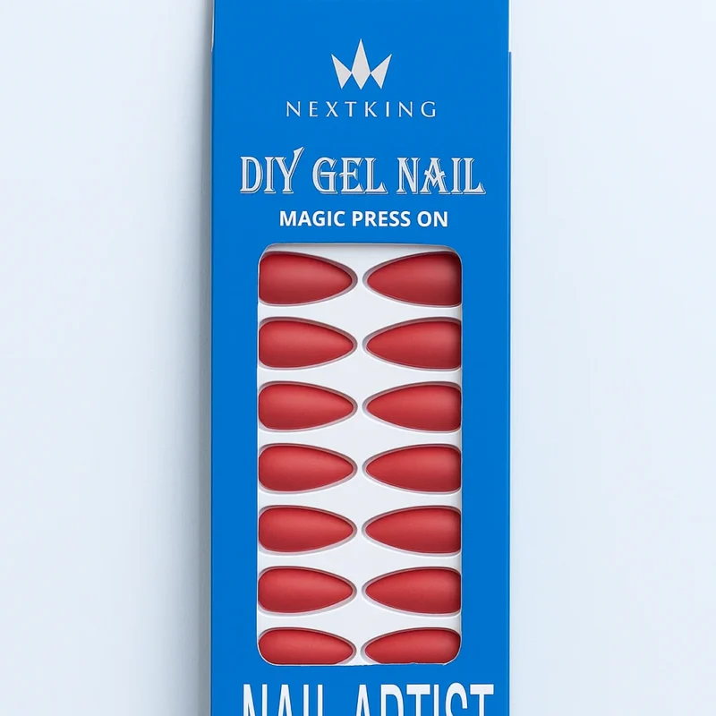 next king matte nail extensions