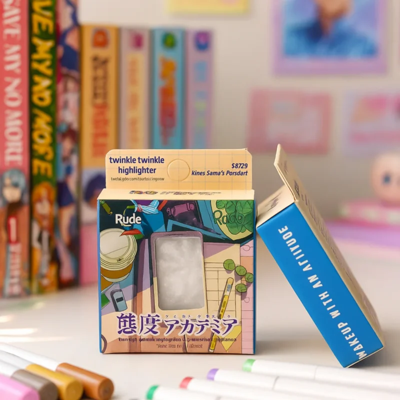 Manga-Inspired Highlighter For Radiant Anime Glow