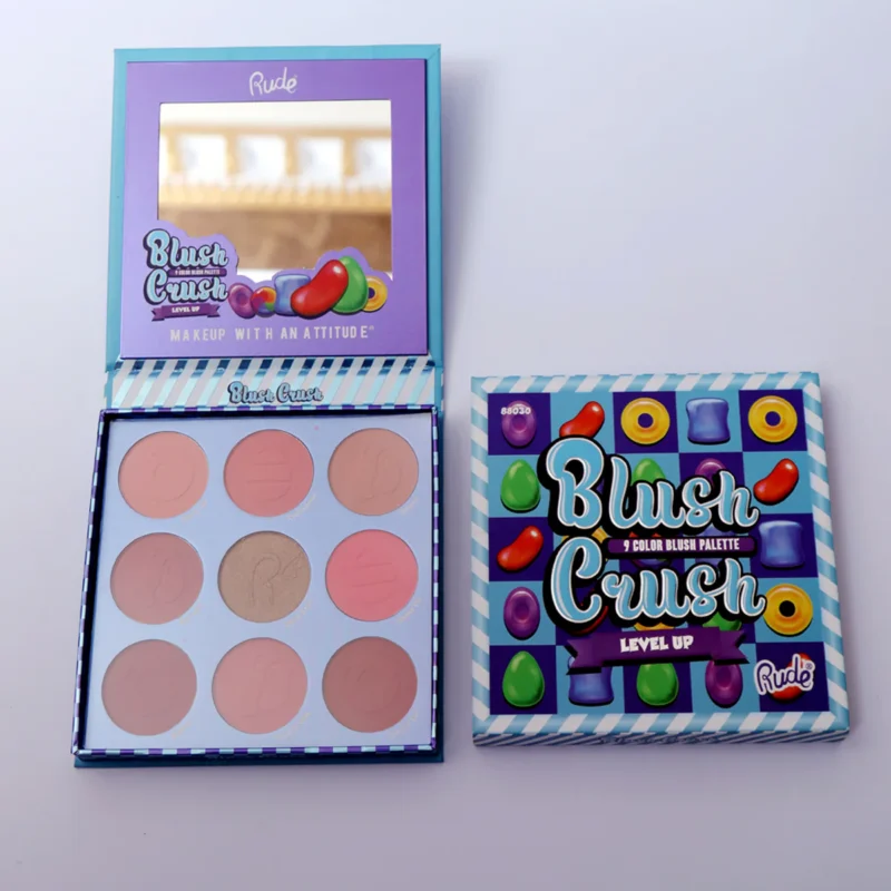 9 color blush palette for radiant cheeks