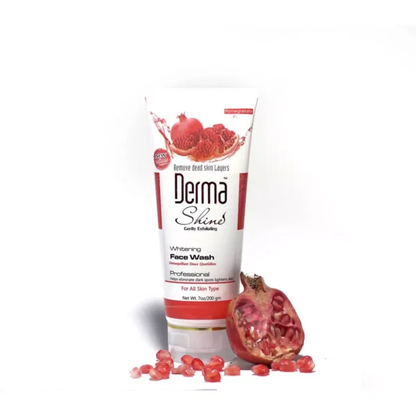 derma shine whitening face wash pomegranate (200 ml /200 g)