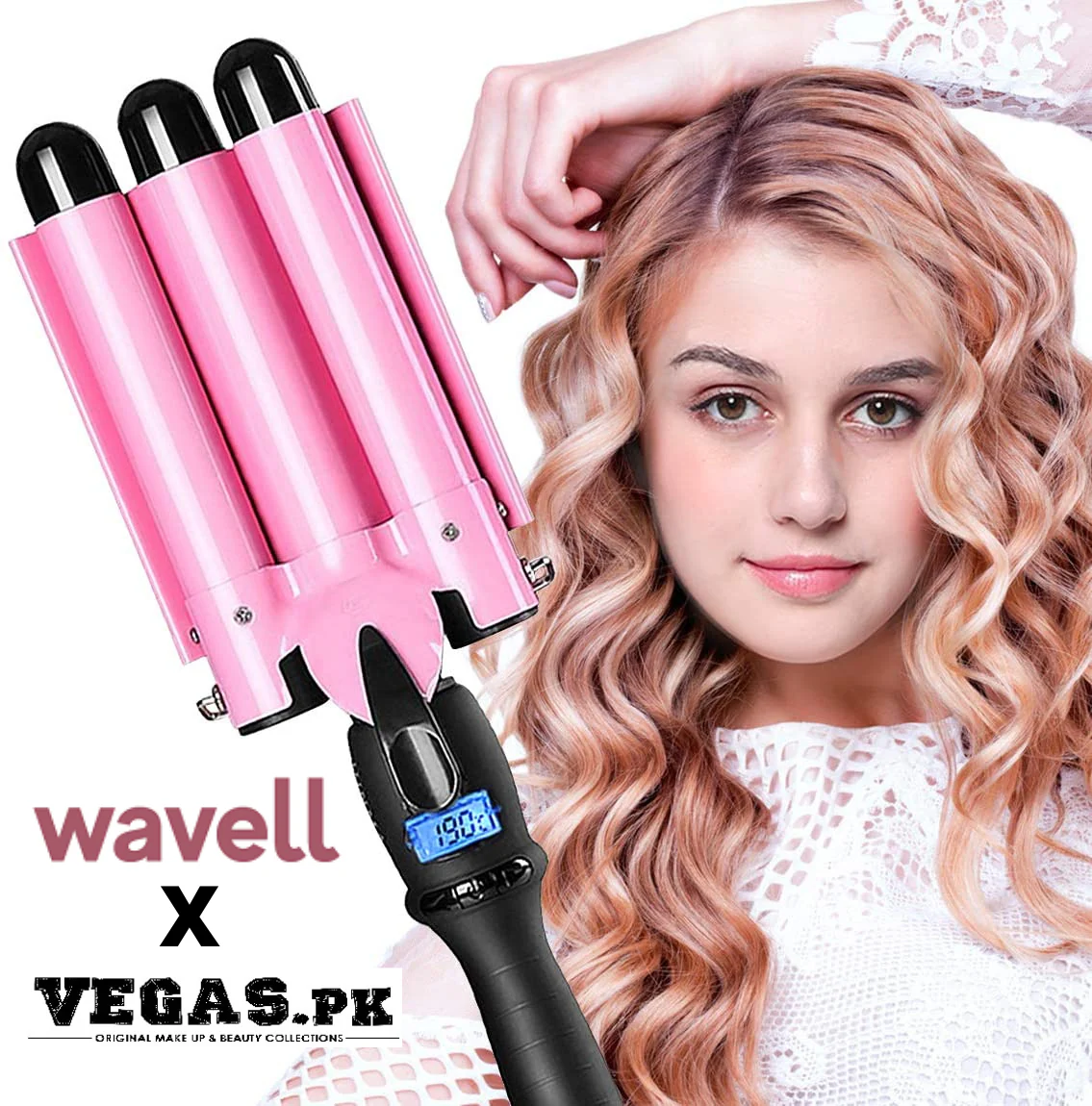 wavell 3 barrel ceramic waver 32 mm, wavell 3 barrel ceramic waver 32 mm,
