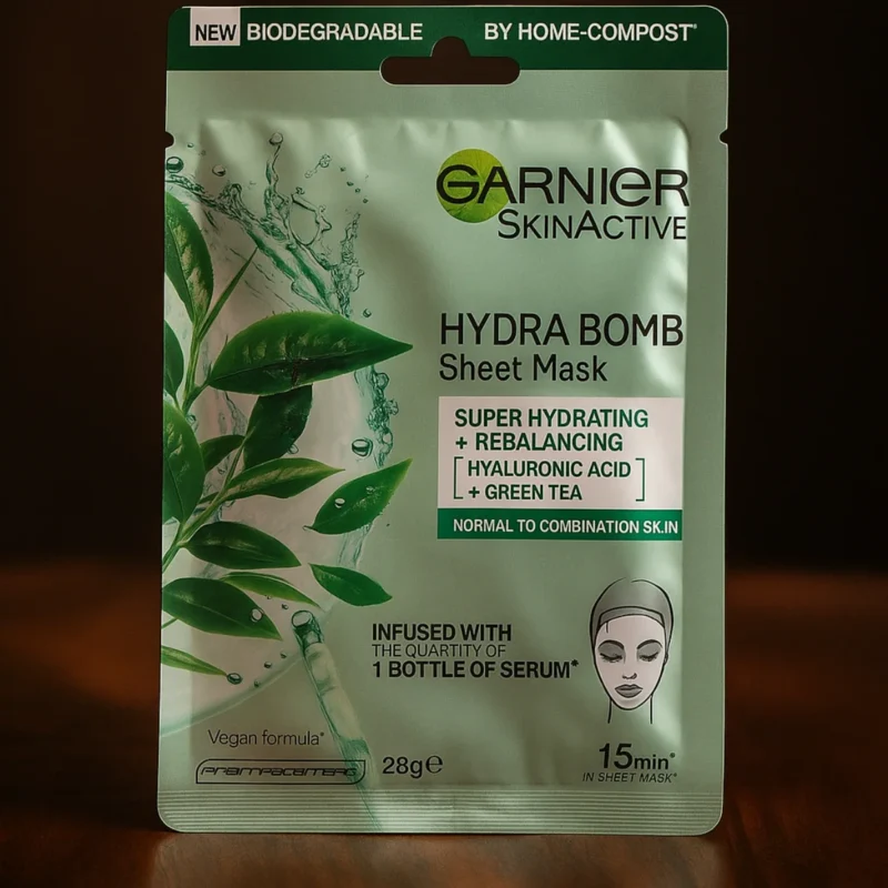 garnier hydrating sheet mask for calm, radiant skin