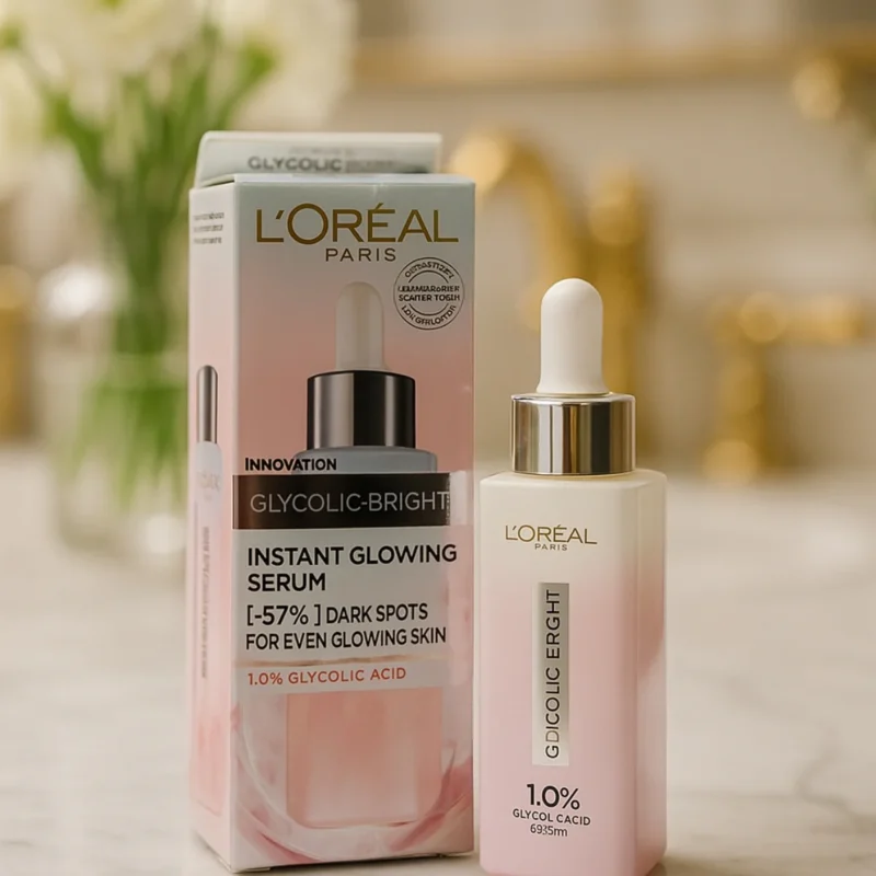l'oréal serum brightens skin, fades spots