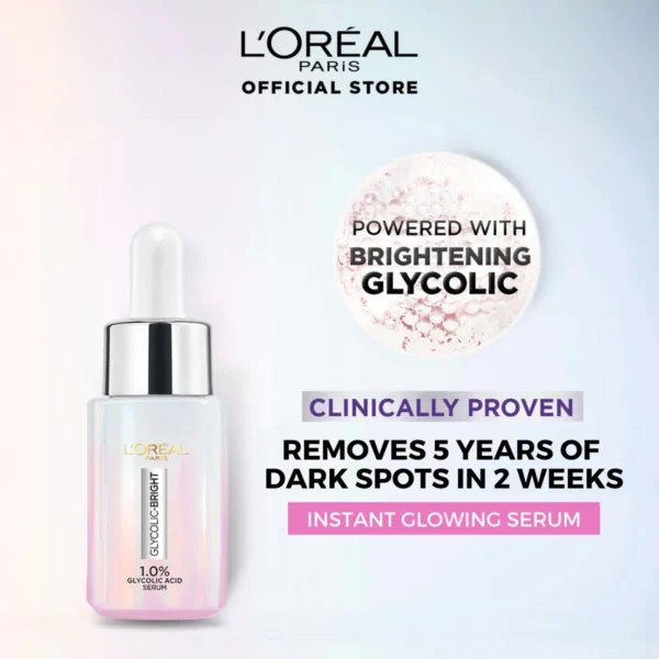 l’oréal paris glycolic bright instant glowing serum 15ml