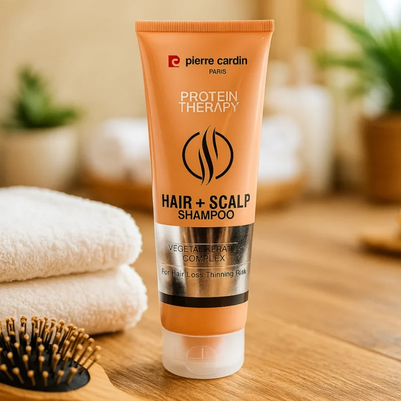 protein therapy shampoo repairs and strengthens hair