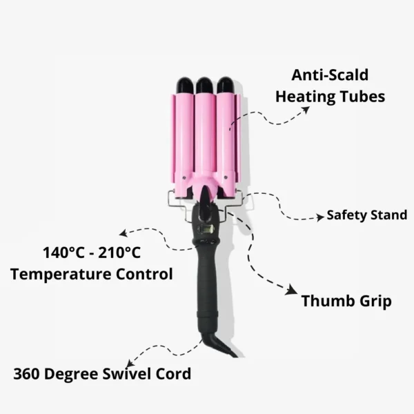 wavell 3 barrel ceramic waver 32 mm,