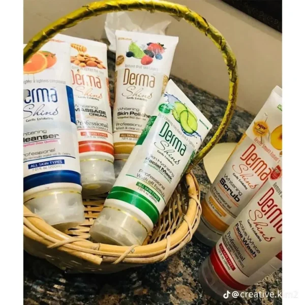 derma shine whitening / fruit facial kit