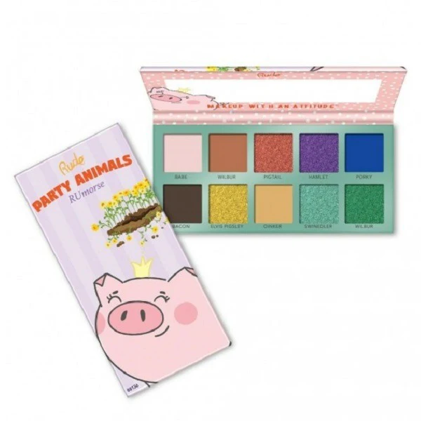 rude party animals 10 eyeshadow palette