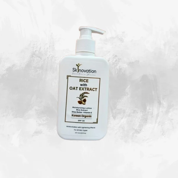 skinovation rice & oat extract moisturizing lotion 237 ml
