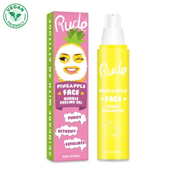 rude pineapple face bubble peeling gel