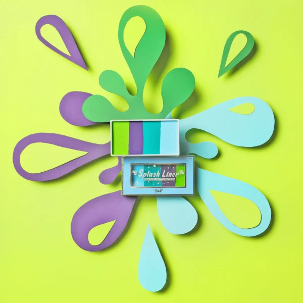 rude splash liner water activated split cake – space dust