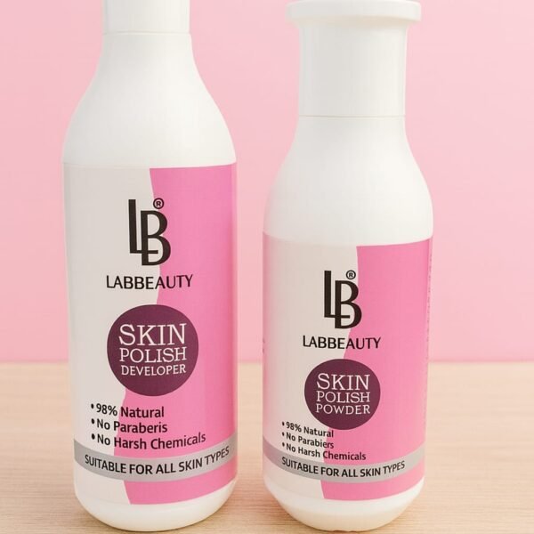 lab beauty skin polish: deep cleansing, brightening formula for instant glow