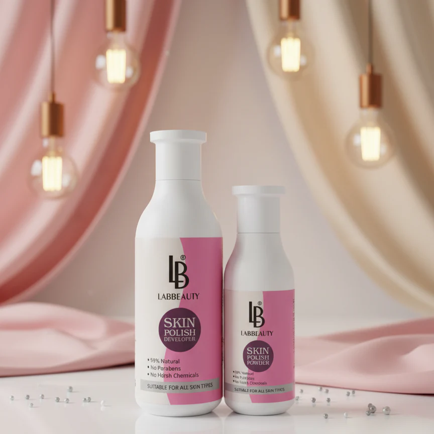 lab beauty skin polish – instant glow, deep cleansing & brightening formula
