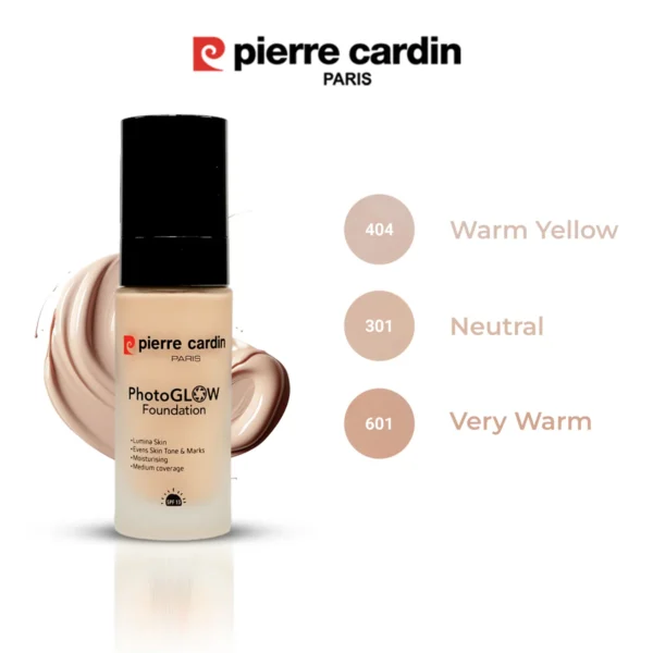 pierre cardin photo glow foundation – radiant finish with camera ready coverage