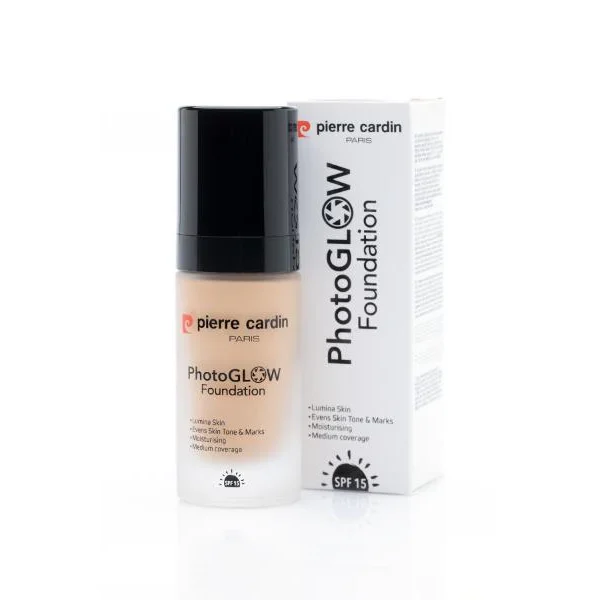 pierre cardin photo glow foundation – radiant finish with camera ready coverage
