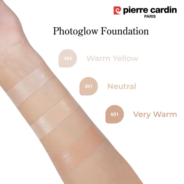pierre cardin photo glow foundation – radiant finish with camera ready coverage