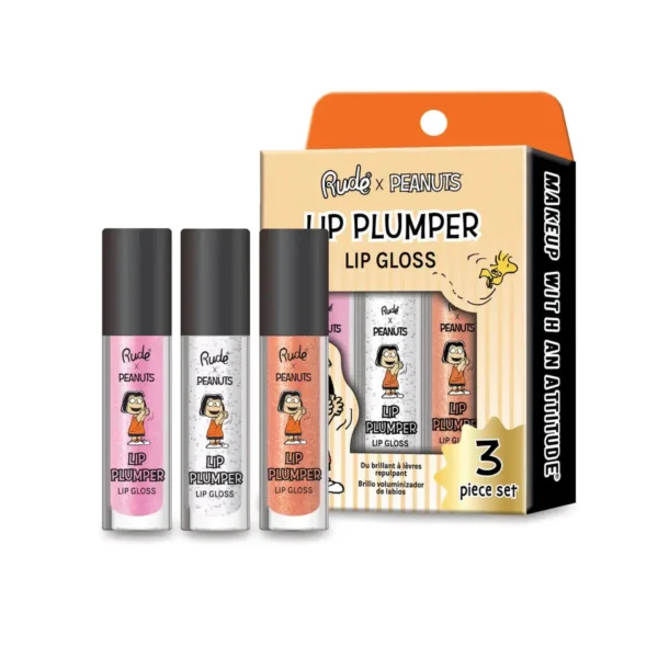 rude lip plumper lip gloss – instant fuller, glossy & volumizing lips