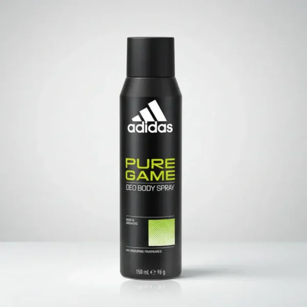 adidas pure game deo body spray – deep & aromatic long lasting freshness