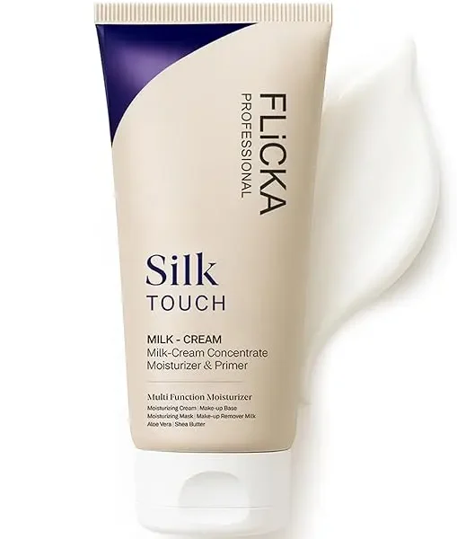 flicka professional silk touch milk cream concentrate – multi function moisturizer & primer (100ml)