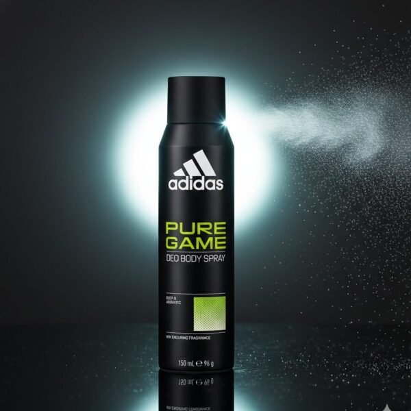adidas pure game deo body spray – deep & aromatic long lasting freshness