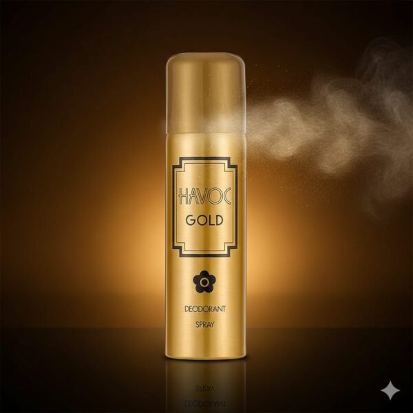 havoc gold deodorant spray – premium long lasting fragrance