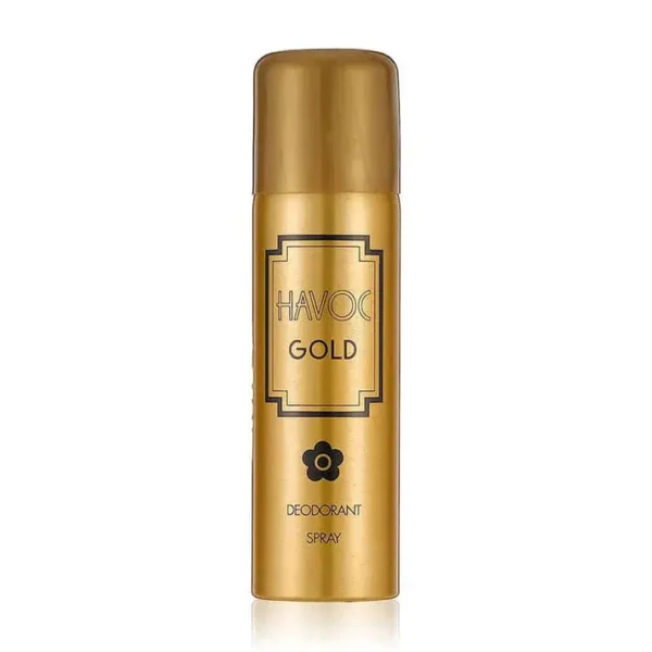 havoc gold deodorant spray – premium long lasting fragrance