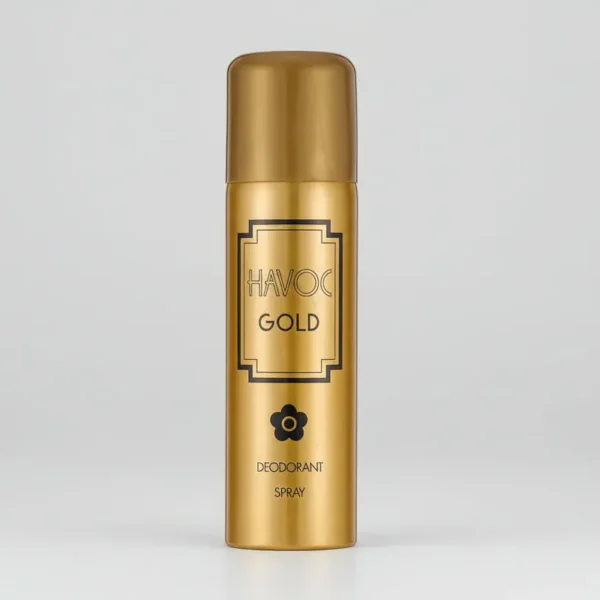 havoc gold deodorant spray – premium long lasting fragrance