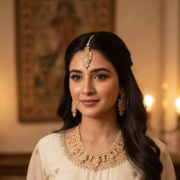 likely gold plated stainless steel or high quality alloy with a polished finish. band style: a hybrid design. the top portion features a brick link pattern (multi link) that transitions into a solid, smooth bangle style cuff at the back. closure: typically features a jewelry style clasp or a hinged spring opening for a seamless "bracelet" look on the wrist.