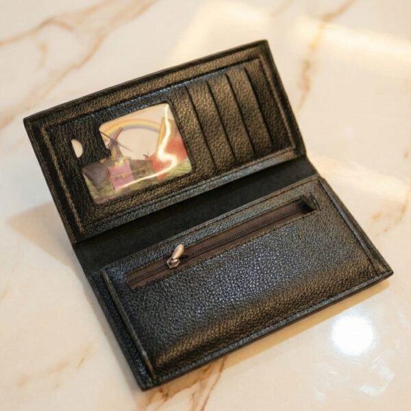 a q leather artisan collection – handcrafted distressed bifold & luxury croc embossed wallets