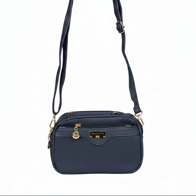 qiaofeiya premium pebbled leather multi zipper handbag qiaofeiya premium pebbled leather multi zipper handbag