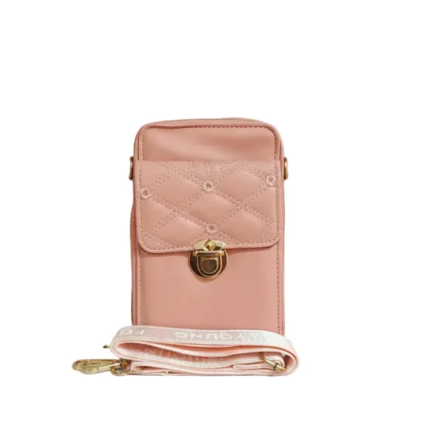 forever young chevron woven crossbody phone bag & wallet
