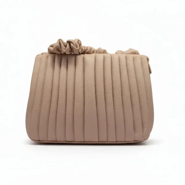 vegan leather crossbody bag – chic vertical quilted shoulder bag