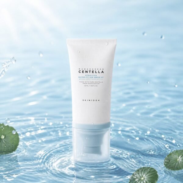 skin1004 madagascar centella hyalu cica water fit sun serum spf50+ pa++++50ml