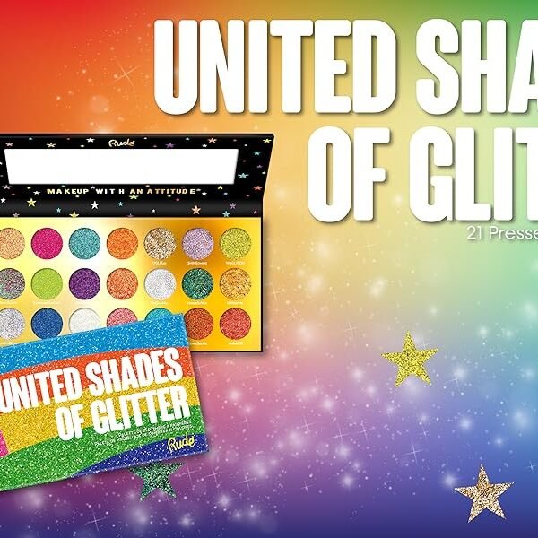 mess free pressed glitter palette for glam