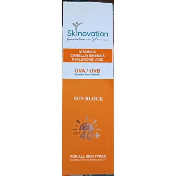 skinovation sunblock spf 40+