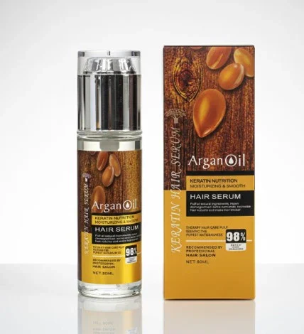 argan oil keratin hair serum