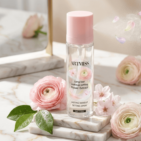 artmiss shimmer long lasting makeup setting spray – 110ml