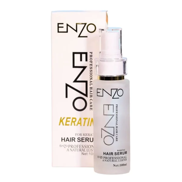 enzo hair serum – smooth, shiny & frizz free hair
